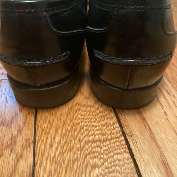 J Crew loafers leather black  size 7 1/2 woman - Picture 3 of 5